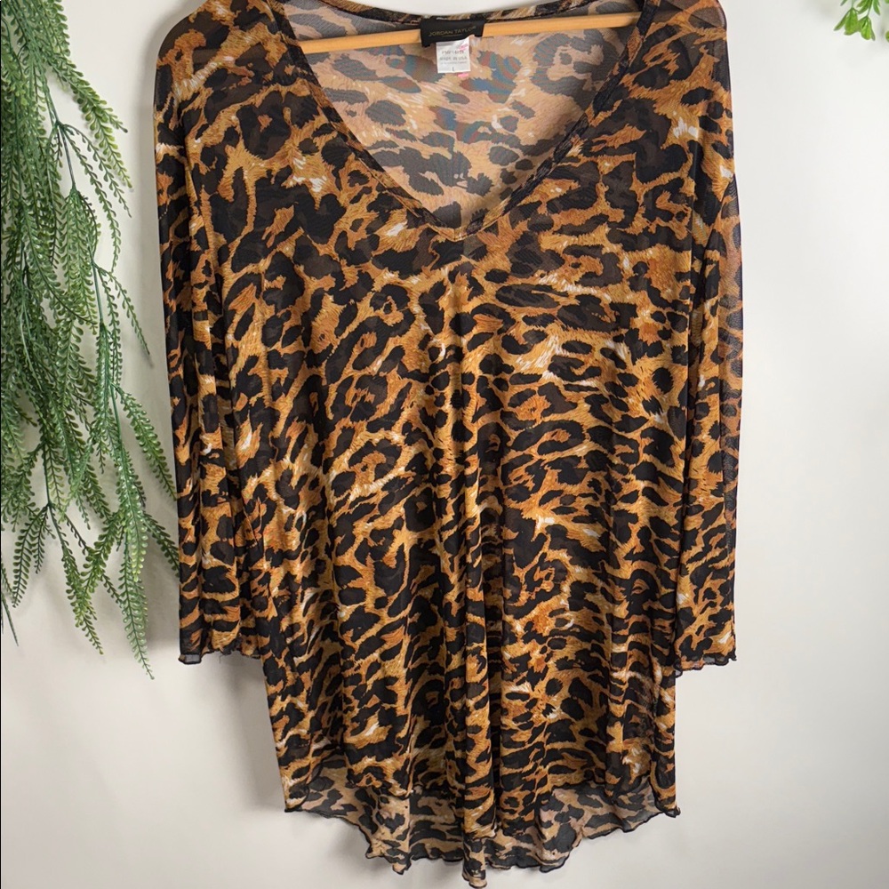 Jordan Taylor Animal Print Top